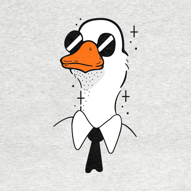 Goose in a tie by My Happy-Design